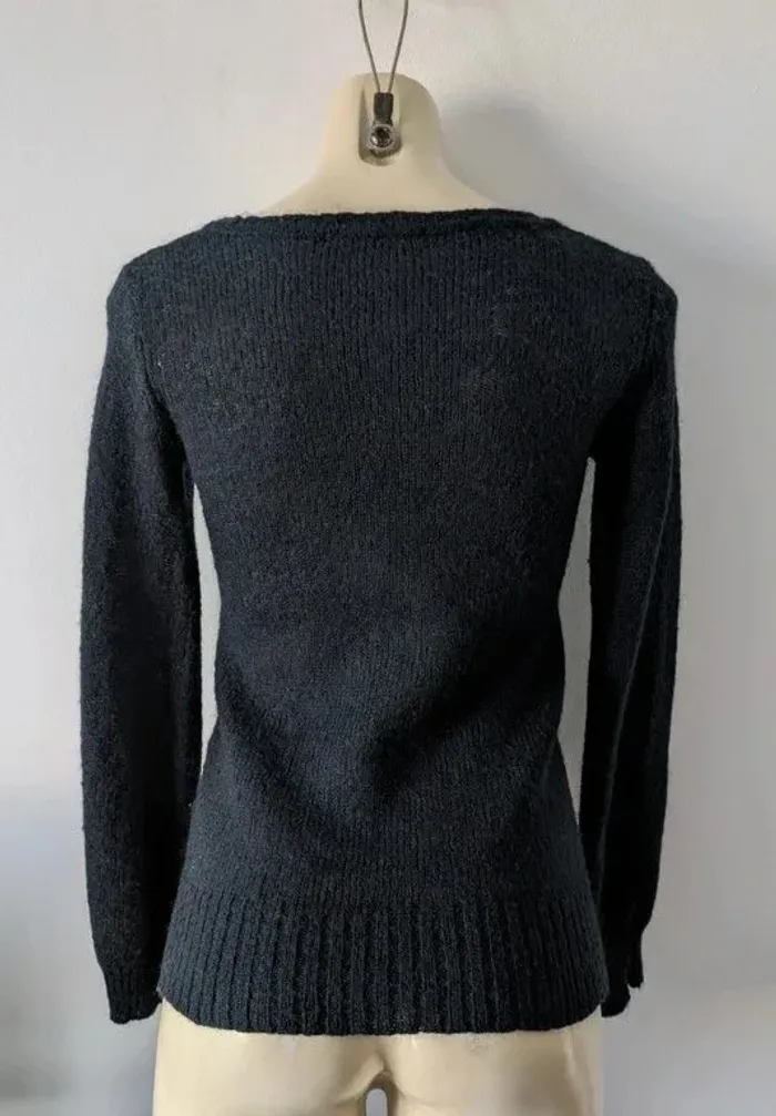 Pull laine mohair - Somewhere - taille XS/S - photo numéro 2