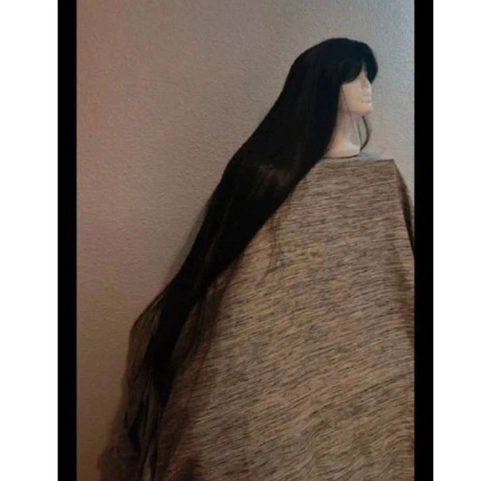 Perruque Naturelle Noir Ébène Luxe 89€ - photo numéro 17