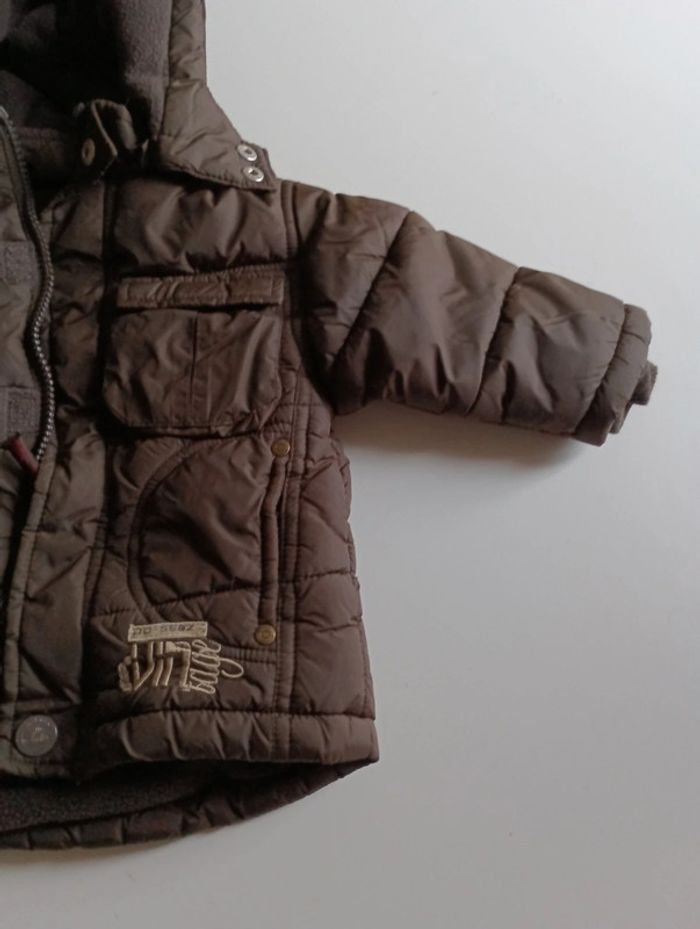 Blouson fourré épais garçon Orchestra taille 9 mois - photo numéro 2