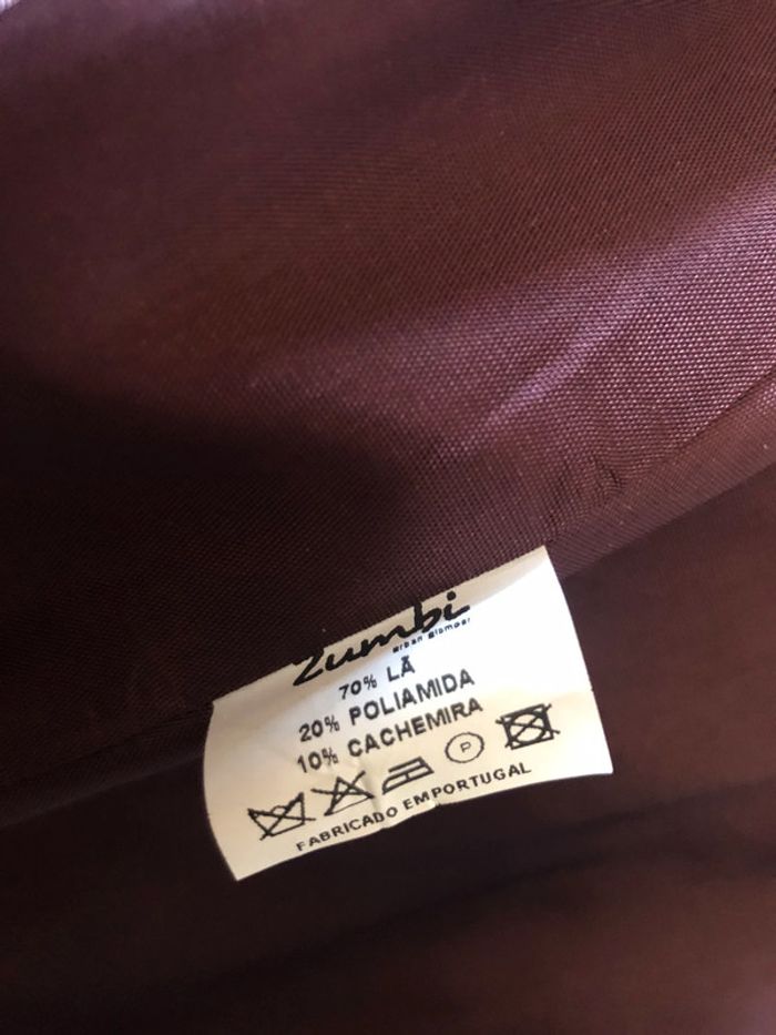 💜Superbe manteau long laine cachemire mauve neuf avec étiquette vintage 00s wool cashmere coat💜 - photo numéro 16