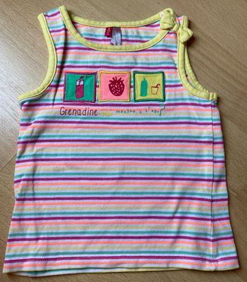 Tee-shirt rayé avec noeud taille 6 mois