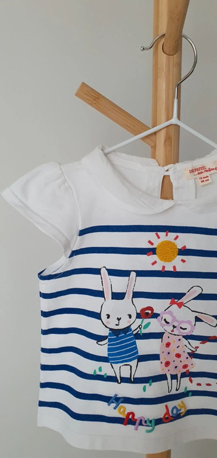 T shirt fille 18 mois - photo numéro 2