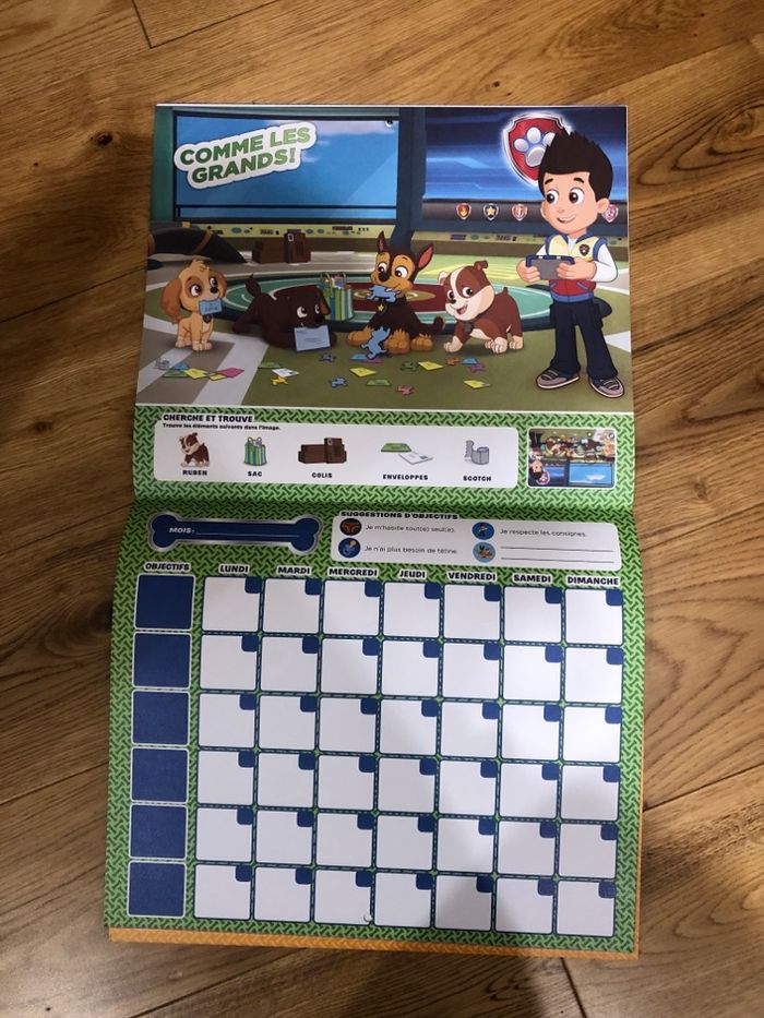 Calendrier de motivation Paw Patrol neuf - photo numéro 5