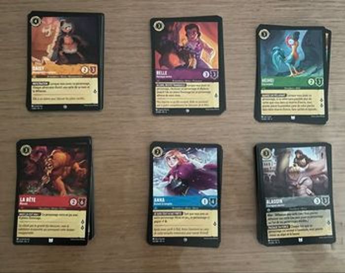 Lot cartes Lorcana chapitre 4