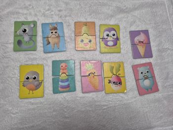 Lot 10 puzzles 2 pièces