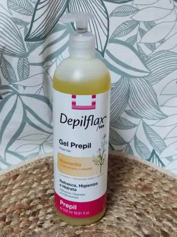 Depilfax 100 gel avant épilation 500 ml Prepil valeur 22€ à utiliser 18 mois après ouverture