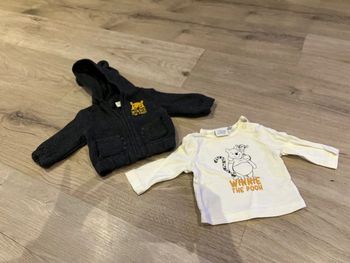 Veste et t-shirt Disney Winnie l’ourson 1 mois