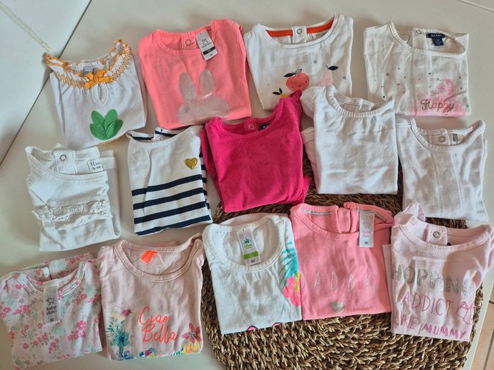 14 t-shirts fille
