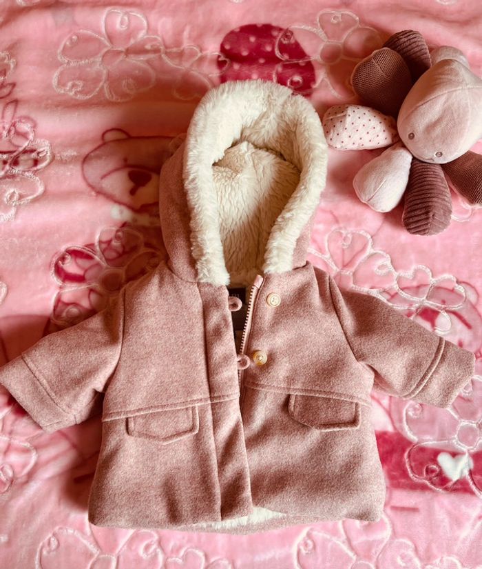 Jolie manteau fille 3 mois - photo numéro 3
