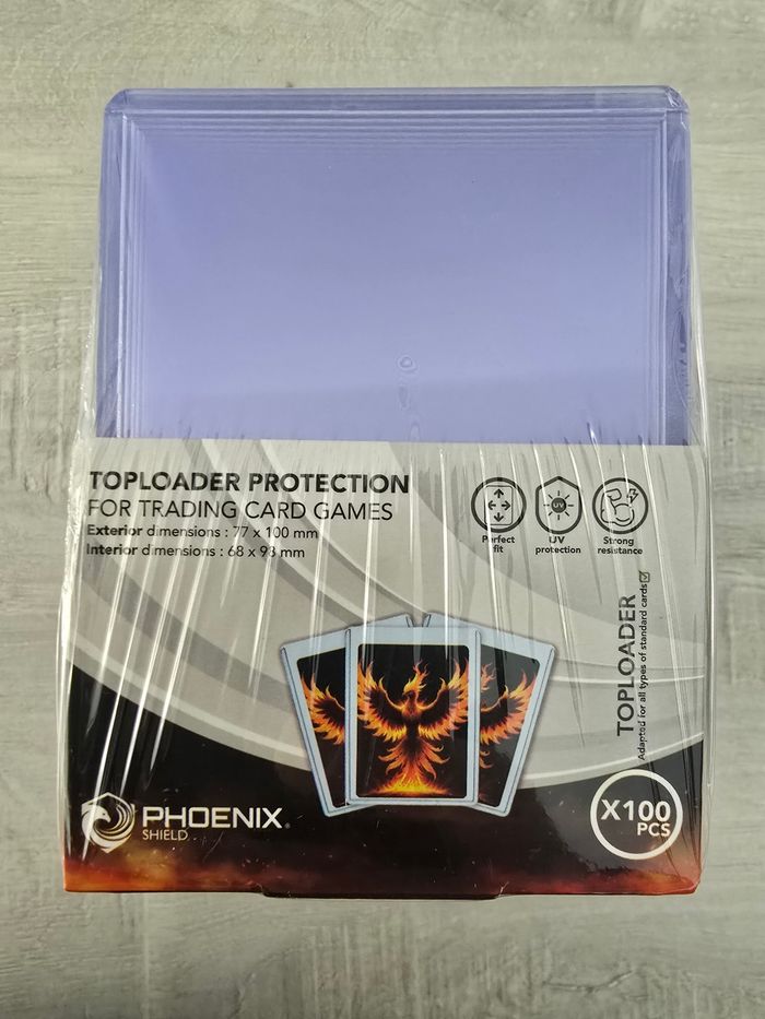 Pack de 100 Toploaders Phoenix Shield - photo numéro 2