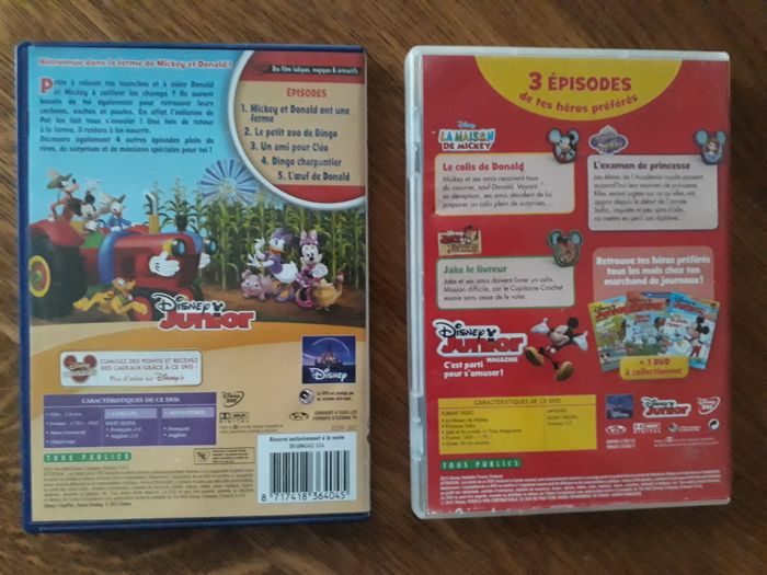 Lot 2 DVD enfants , La maison de Mickey - photo numéro 2