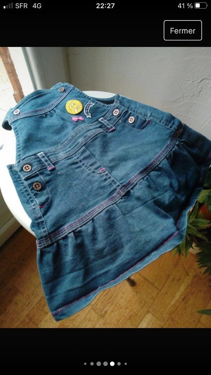 Robe en jean terre de marin neuve - photo numéro 7