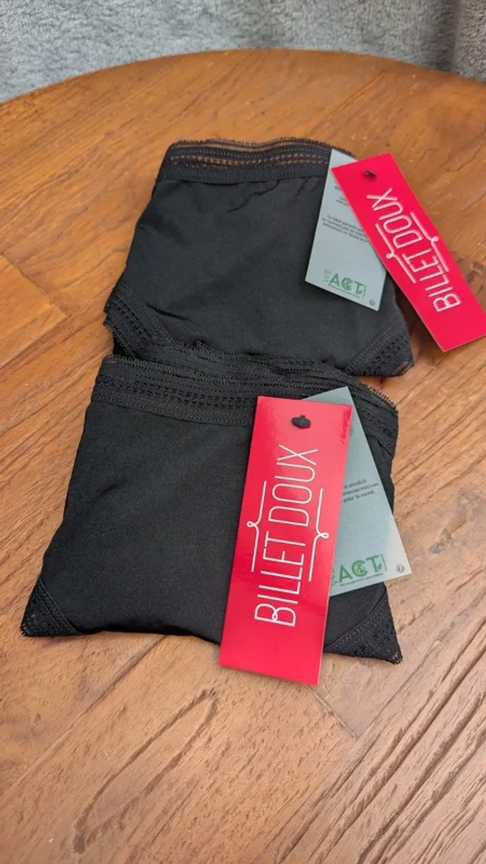 Lot de 2 culottes tulle confort Billet Doux XL/2XL