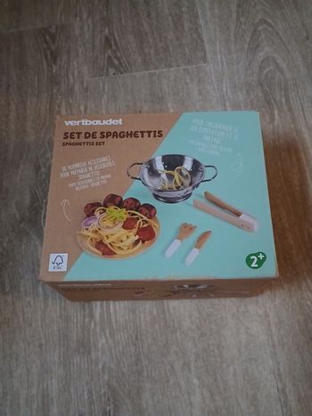 Jouet set spaghettis neuf vertbaudet