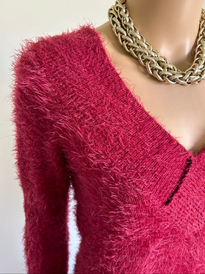Pull rouge tout doux Morgan taille S jamais porté - photo numéro 4