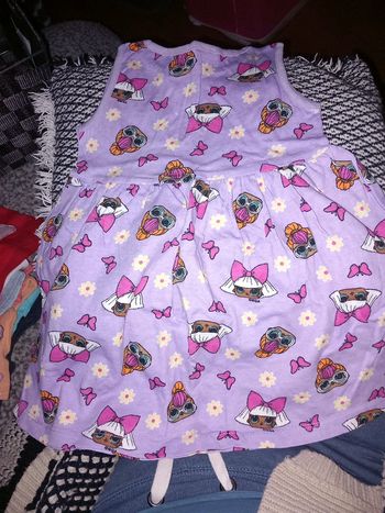 Robe poupée lol taille 92cm 2ans
