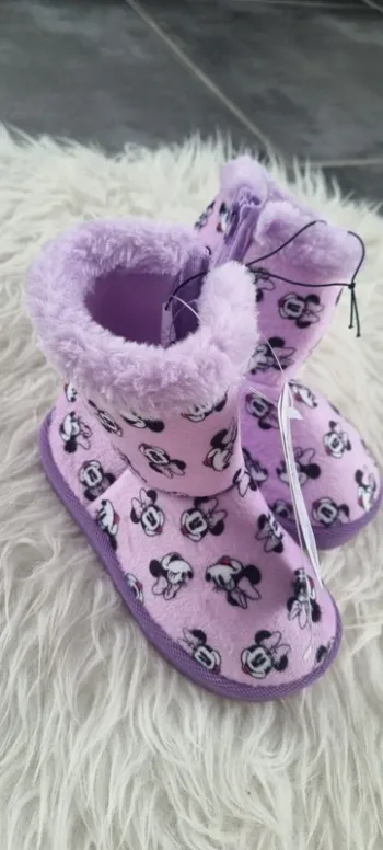 Chaussons bottines Minnie