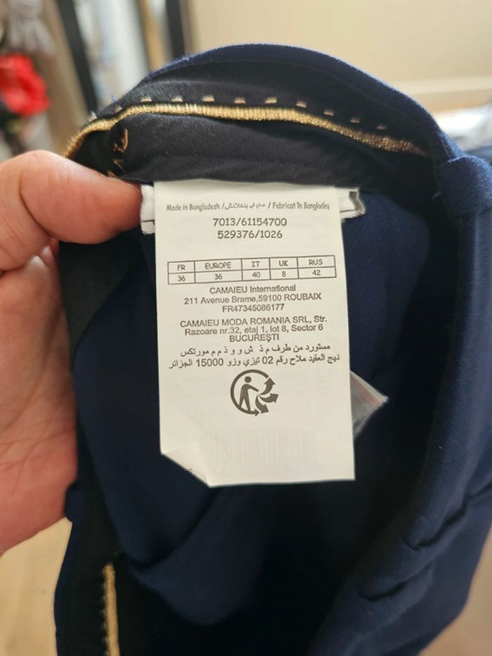 Pantalon uni Camaïeu Taille 36 - photo numéro 5