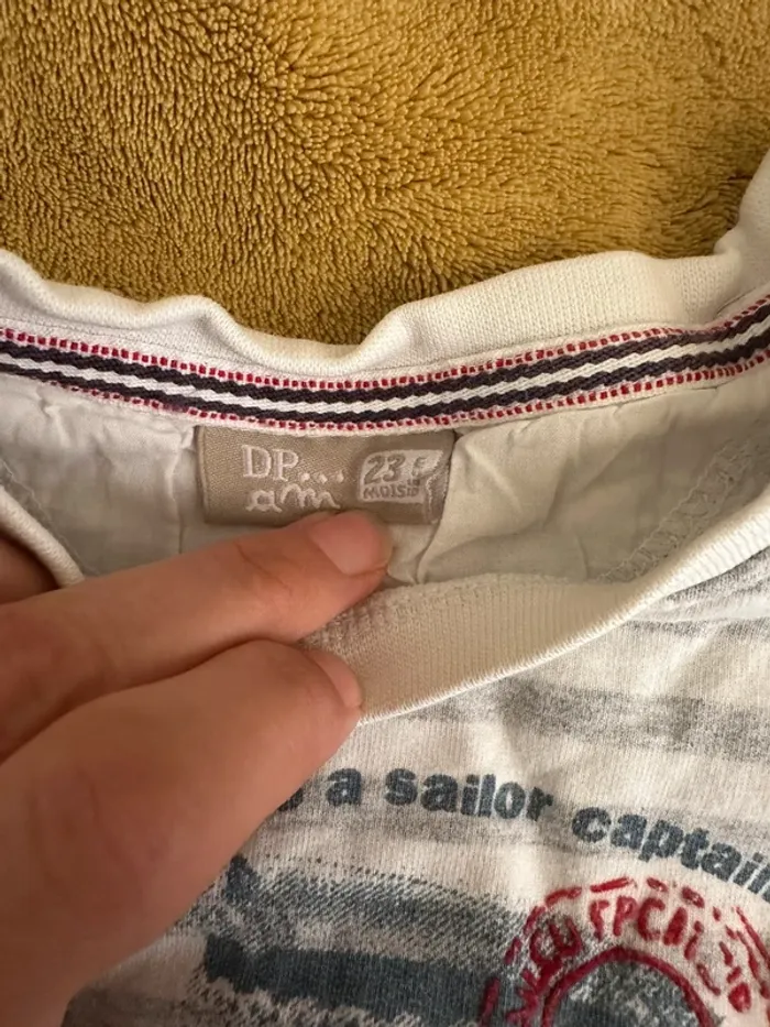 Teeshirt épais manches longues 2 ans du pareil au même - photo numéro 3
