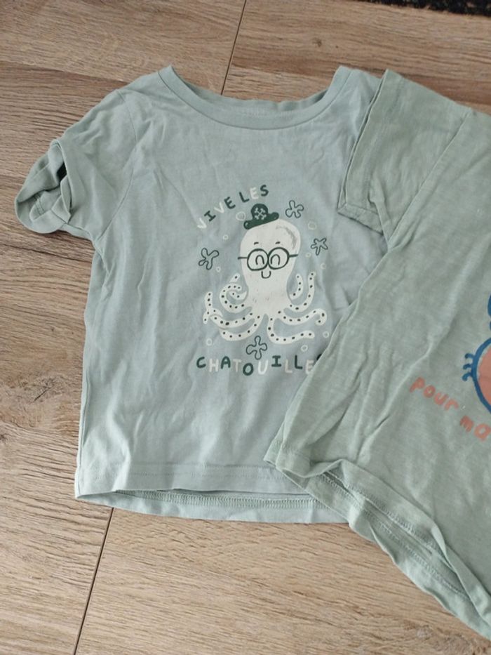 2 t-shirts Vertbaudet - photo numéro 3