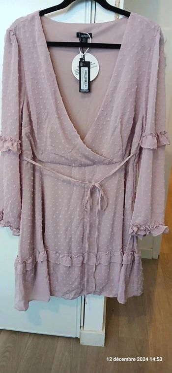 Robe rose pale