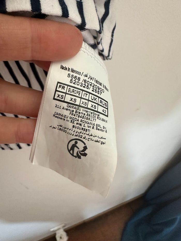 Petit top camaïeu taille xs - photo numéro 3