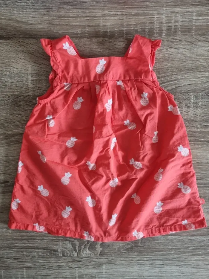 Robe bretelles ananas
