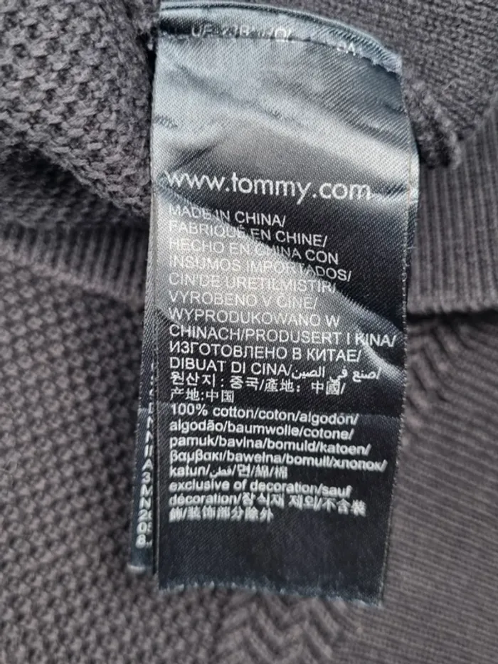 Veste zippée Tommy Hilfiger bleu marine, XXXL Hommes - photo numéro 6