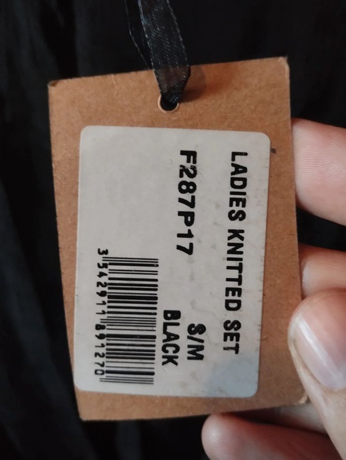 Neuf long débardeur en voile noir Molly Bracken taille S/M - photo numéro 4