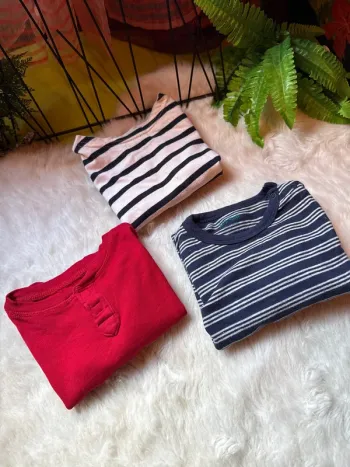 Lot de 3 t-shirt manches longues - Garçon 12 mois