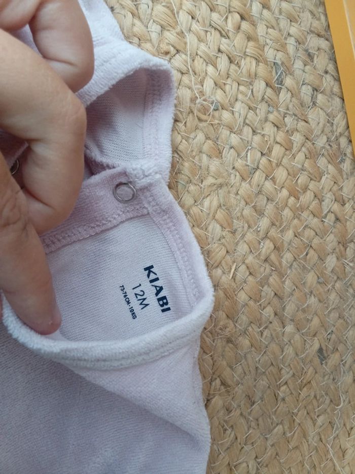 🌹pyjama 1 pièce 12 mois kiabi 🌹 - photo numéro 3