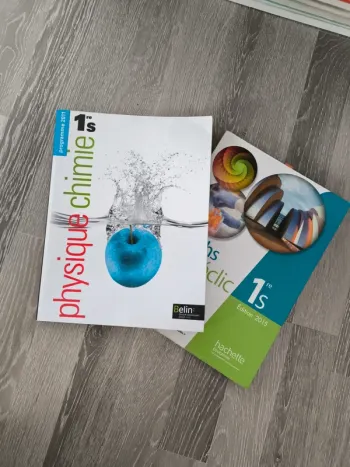 Lot de 2 livres scolaires 1ere S