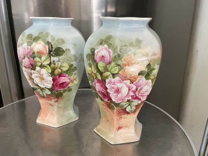 Lot de 2 vases B&C Bernardaud Limoges - photo numéro 3
