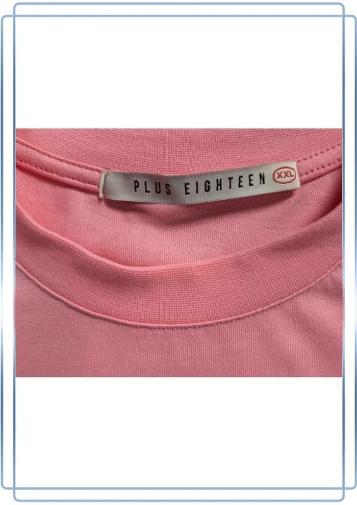 tee shirt imprime plus eighteen / rose homme 2xl / brodé (526) - photo numéro 8