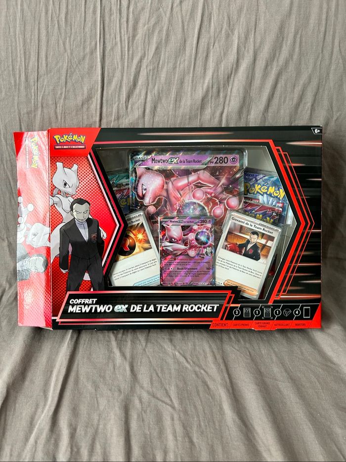 Coffret Mewtwo ex de la team rocket reconditionné - photo numéro 5