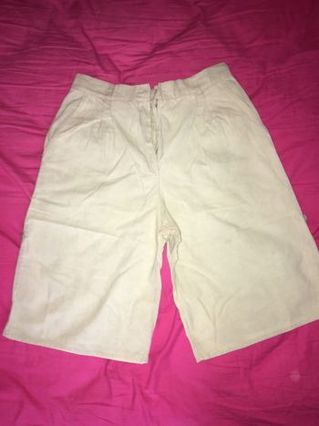 short femme kaki clair 40
