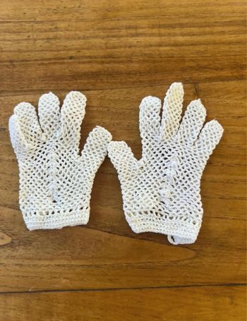 Gants vintage en dentelle