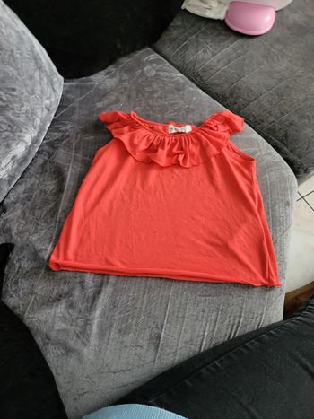Haut rouge h et m 2.ans