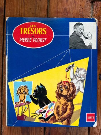 Grand beau vieux livre vintage Les trésors de Pierre Probst album Hachette Caroline