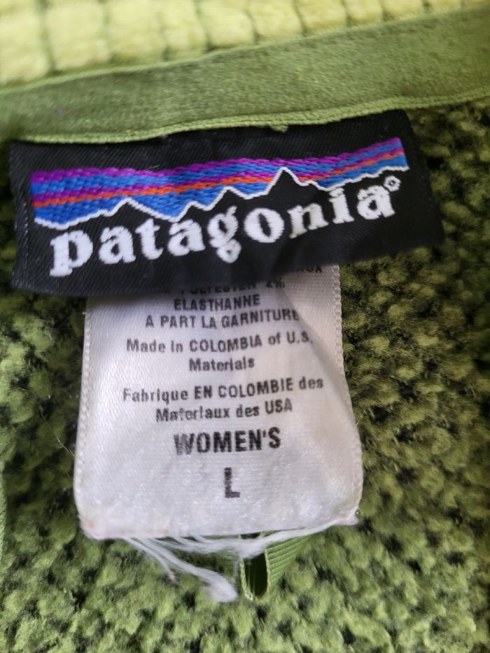 💚✨ Patagonia R2 Fleece Jacket – Vintage – Vert Chartreuse ✨💚 - photo numéro 3