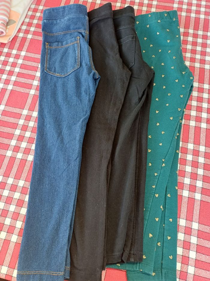 Lot de leggings et 1 jegging