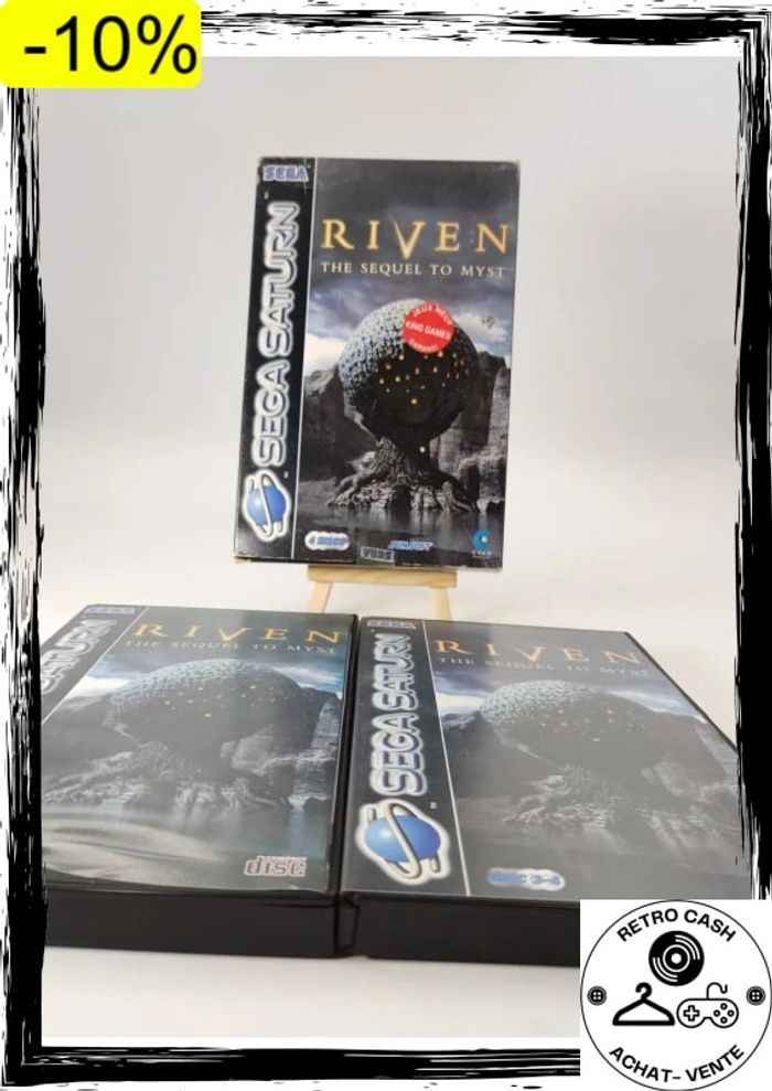 Jeu Sega Saturn Riven The Sequel To Myst avec fourreau