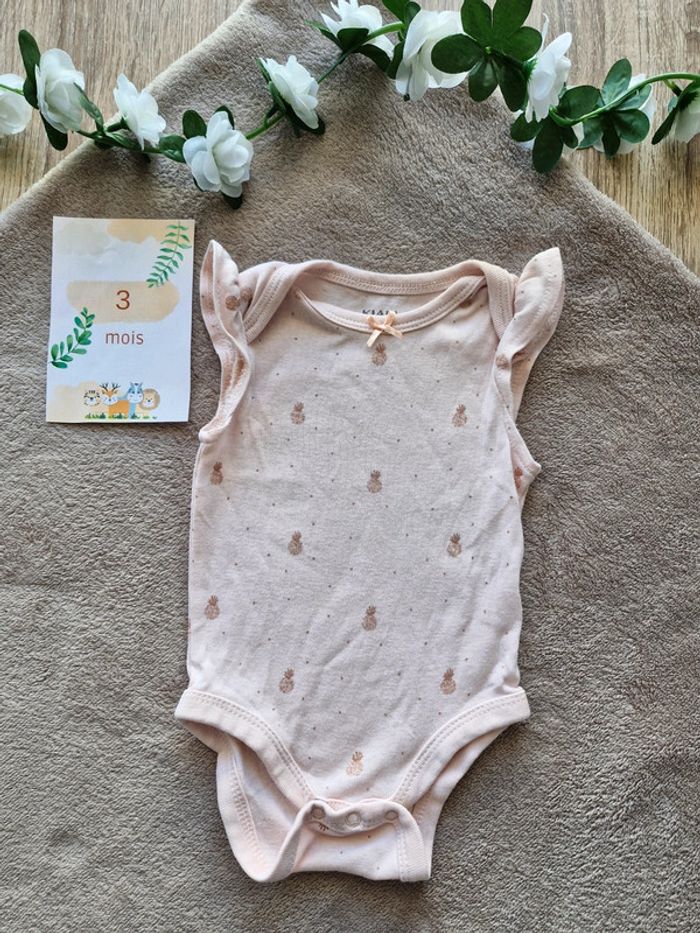 Body bébé fille 3 mois