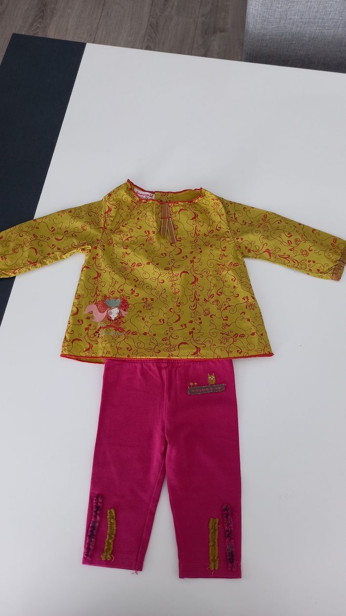 Ensemble Fille 6 mois - photo numéro 2