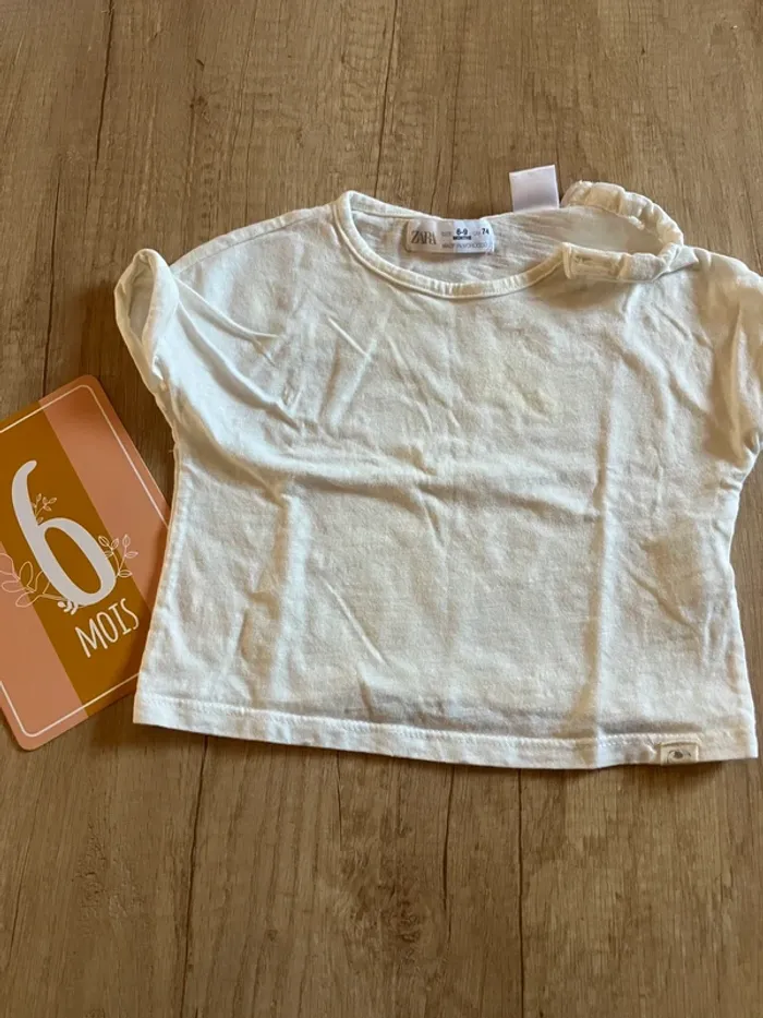 T-shirt garçon été 6-9 mois