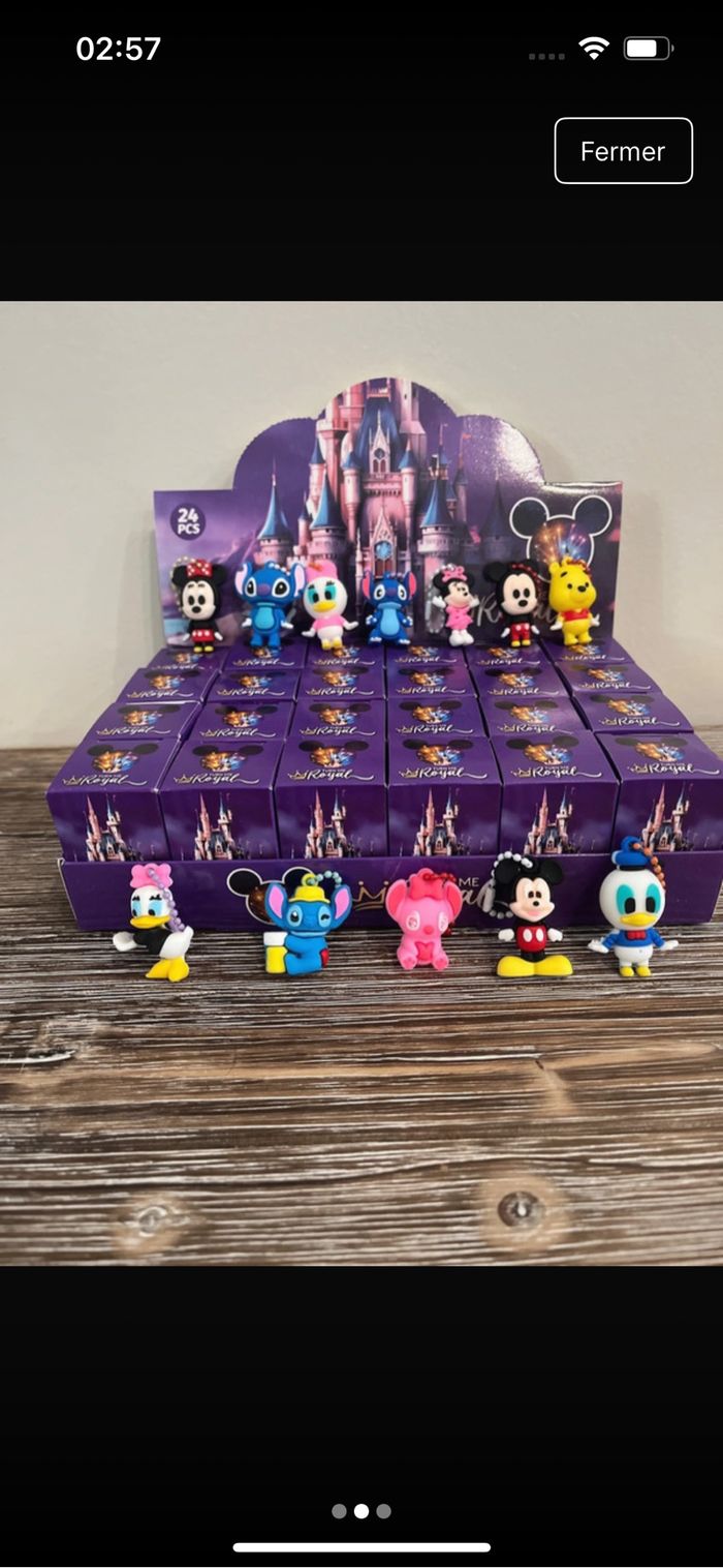 Mini figurine Disney lire l’annonce