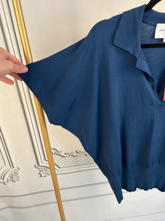 Polo maille La française M neuf - photo numéro 3