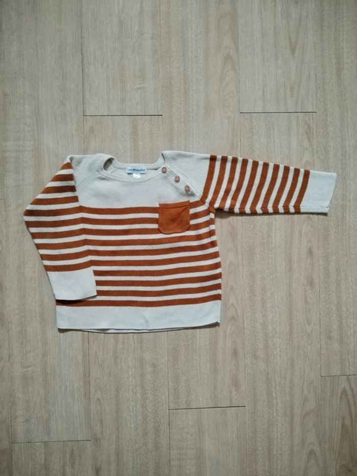 Pull rayé 2 ans