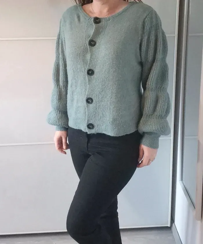 Cardigan gilet création L taille 40