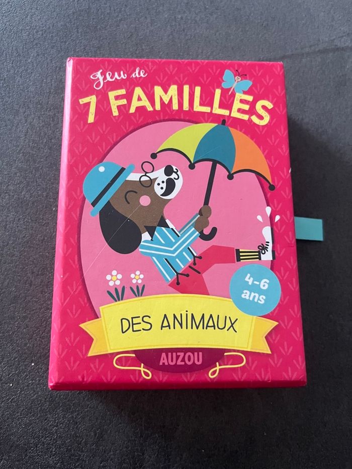 Jeu 7 familles animaux auzou - photo numéro 1